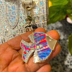 Brahmin Rainbow Fish Charm Tassel